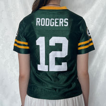 Load image into Gallery viewer, NFL Green Rodgers 12 Jersey Shirt Crop Fitting
