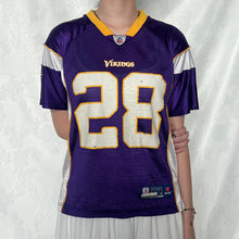 Load image into Gallery viewer, NFL Purple Peterson 28 Jersey Shirt
