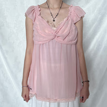 Load image into Gallery viewer, Baby Pink Mesh Lace Chest Princess Top (L)
