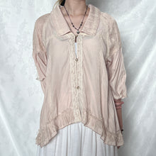 Load image into Gallery viewer, Axes Femme Apricot Lace Fancy Pearl Buttons Cardigan Top
