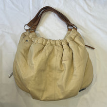 Load image into Gallery viewer, Beige Puffer Leather Straps Handbag
