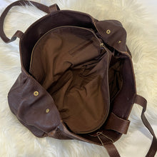 Load image into Gallery viewer, Brown Leather H Animal Handbag
