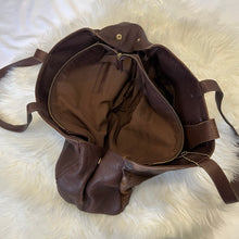 Load image into Gallery viewer, Brown Leather H Animal Handbag
