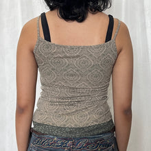 Load image into Gallery viewer, Sage Green Cotton Hippie Laced Cami Top
