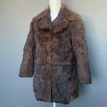 Load image into Gallery viewer, Dark Brown Ombre Fur Jacket Coat
