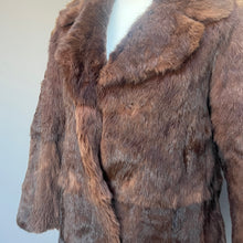Load image into Gallery viewer, Dark Brown Ombre Fur Jacket Coat
