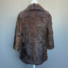 Load image into Gallery viewer, Dark Brown Ombre Fur Jacket Coat
