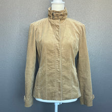 Load image into Gallery viewer, Cream Brown Corduroy Buckle Collar Jacket
