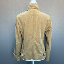 Load image into Gallery viewer, Cream Brown Corduroy Buckle Collar Jacket
