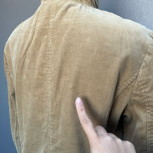 Load image into Gallery viewer, Cream Brown Corduroy Buckle Collar Jacket
