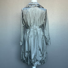 Load image into Gallery viewer, Grey Windbreaker Button Coat Long
