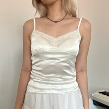 Load image into Gallery viewer, White Lace Coquette Camisole Top
