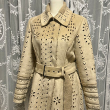 Load image into Gallery viewer, Cream Cut Out Whimiscal Coat
