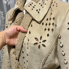 Load image into Gallery viewer, Cream Cut Out Whimiscal Coat
