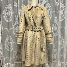 Load image into Gallery viewer, Cream Cut Out Whimiscal Coat
