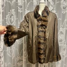 Load image into Gallery viewer, Reversible Brown Ombre Fur Coat (SG)
