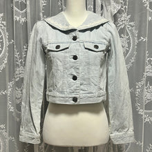 Load image into Gallery viewer, Liz Lisa Light Denim Sailor Collar Crop Jacket
