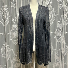 Load image into Gallery viewer, Grey Rhinestone Lace Cut Out Back Long Sleeves Top
