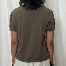 Load image into Gallery viewer, Grunge Green Japanese Square Neck Lace Short Sleeve Top
