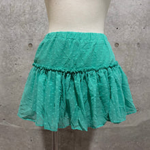 Load image into Gallery viewer, Kate Spade Turquoise Green Polka Mini Skirt

