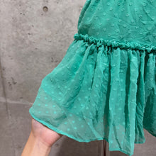 Load image into Gallery viewer, Kate Spade Turquoise Green Polka Mini Skirt
