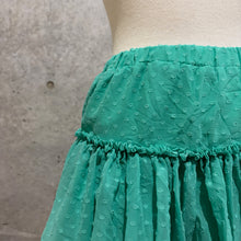 Load image into Gallery viewer, Kate Spade Turquoise Green Polka Mini Skirt
