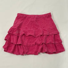 Load image into Gallery viewer, Barbie Pink Rhinestone Towel Tiered Mini Skirt
