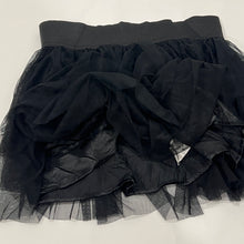 Load image into Gallery viewer, Black Mesh Ruffled Tiered Mini Skirt
