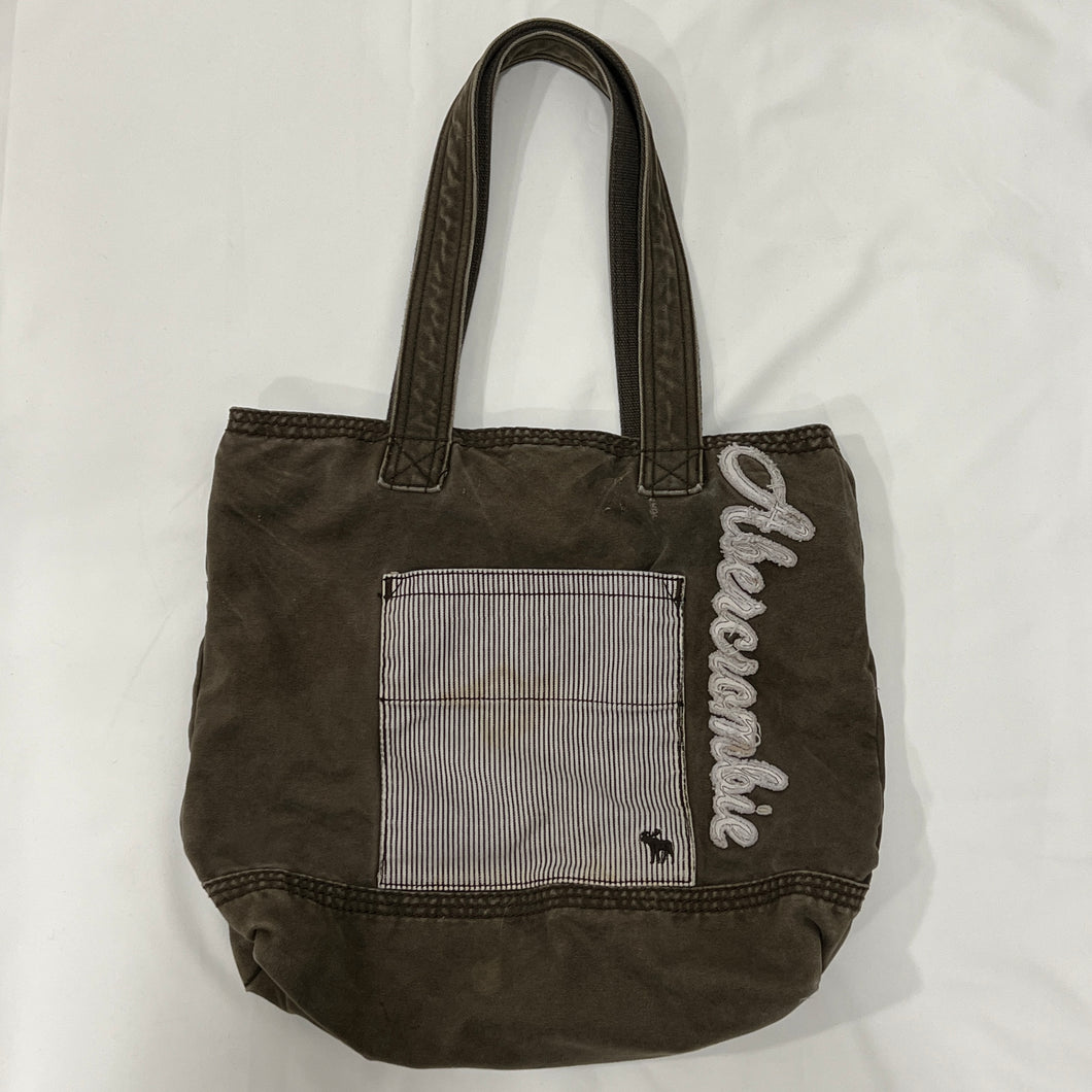 Abercrombie Brown Washed Tote Bag