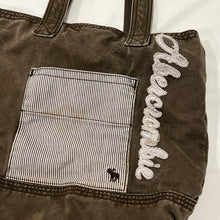 Load image into Gallery viewer, Abercrombie Brown Washed Tote Bag
