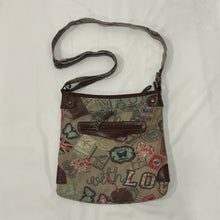 Load image into Gallery viewer, London Butterfly Canvas Cross Body Bag
