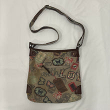 Load image into Gallery viewer, London Butterfly Canvas Cross Body Bag
