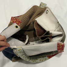 Load image into Gallery viewer, Handmade Patchwork Suede Tote Bag
