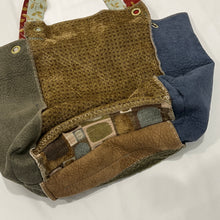 Load image into Gallery viewer, Handmade Patchwork Suede Tote Bag
