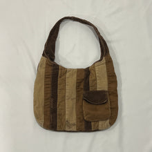 Load image into Gallery viewer, Ombre Brown Corduroy Mini Shoulder Bag
