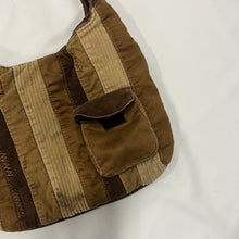 Load image into Gallery viewer, Ombre Brown Corduroy Mini Shoulder Bag
