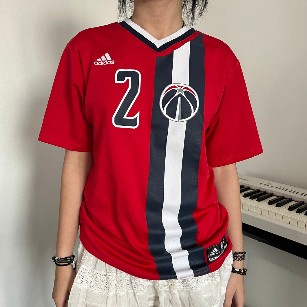 Adidas Red NBA 2 Jersey Shirt