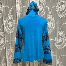 Load image into Gallery viewer, Blue Hippie Purple Red Zip Up Hoodie Jacket
