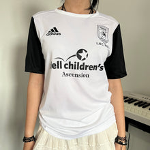 Load image into Gallery viewer, Adidas White Black Sleeves Jersey Shirt
