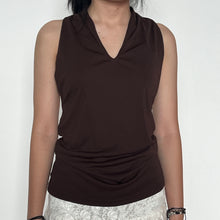 Load image into Gallery viewer, Brown Basic 00s Halter Top
