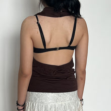 Load image into Gallery viewer, Brown Basic 00s Halter Top
