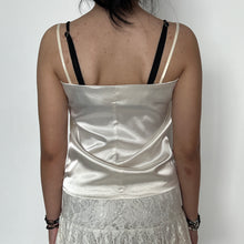 Load image into Gallery viewer, White Silky Single Pleat Tube Top Cami
